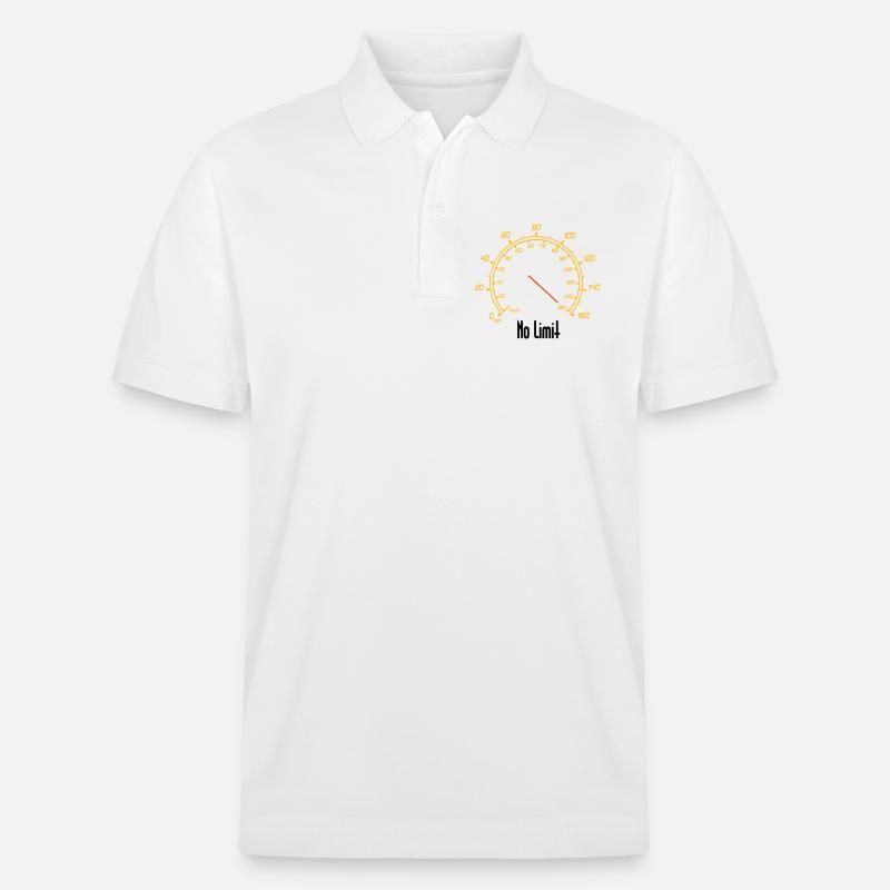Compteur de vitesse, sans limite - Polo PREPSTER bio Stanley/Stella Unisexe - blanc