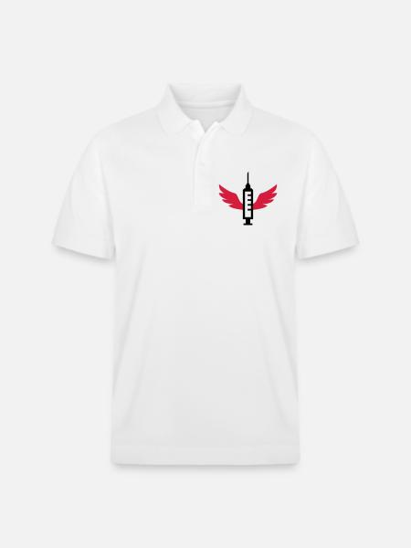 Nurse PKrankenschwester Infirmier Infirmière - Stanley/Stella Unisex Organic Polo Shirt PREPSTER - white