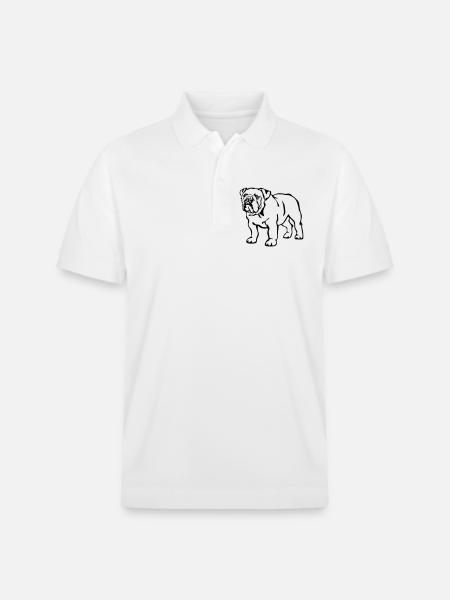 Bouledogue anglais - Polo PREPSTER bio Stanley/Stella Unisexe - blanc