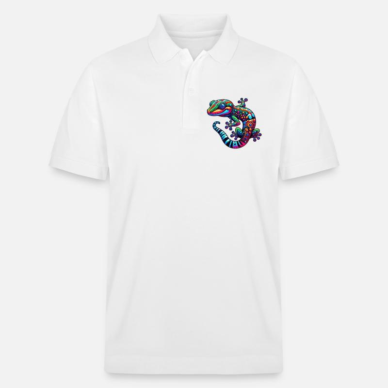 Gecko - Polo PREPSTER bio Stanley/Stella Unisexe - blanc