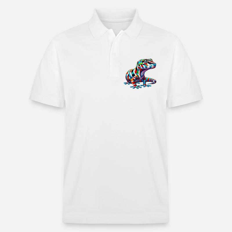 Gecko - Polo PREPSTER bio Stanley/Stella Unisexe - blanc