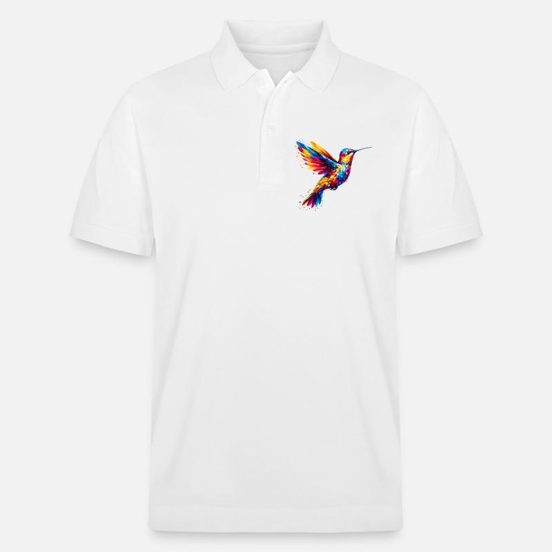 Kolibri - Stanley/Stella Unisex Bio-Poloshirt PREPSTER - Weiß