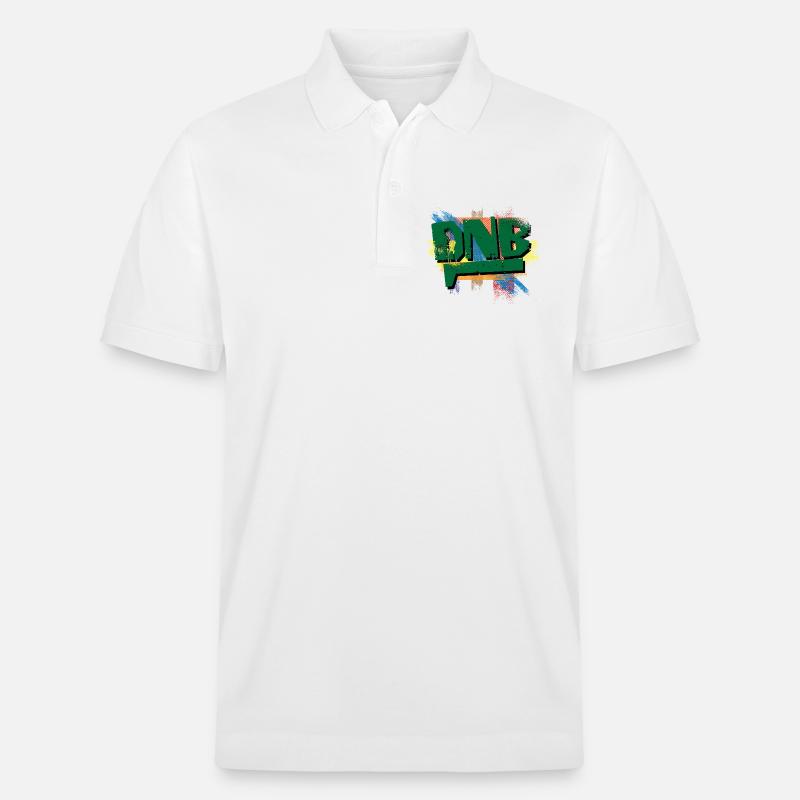 Explosion de graffitis DNB - Polo PREPSTER bio Stanley/Stella Unisexe - blanc