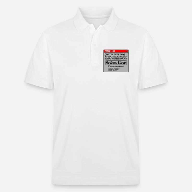 Erreur système : Besoin de sommeil - Polo PREPSTER bio Stanley/Stella Unisexe - blanc