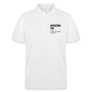 Kickboxing Kickboxing Kickboxing - Stanley/Stella Unisex Organic Polo Shirt PREPSTER - white - Front - Roxy (174cm) & Andy (188cm)
