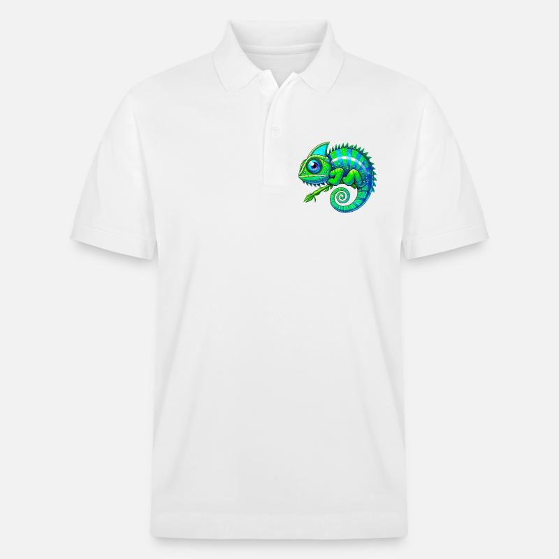 Chamäleon - Stanley/Stella Unisex Bio-Poloshirt PREPSTER - Weiß