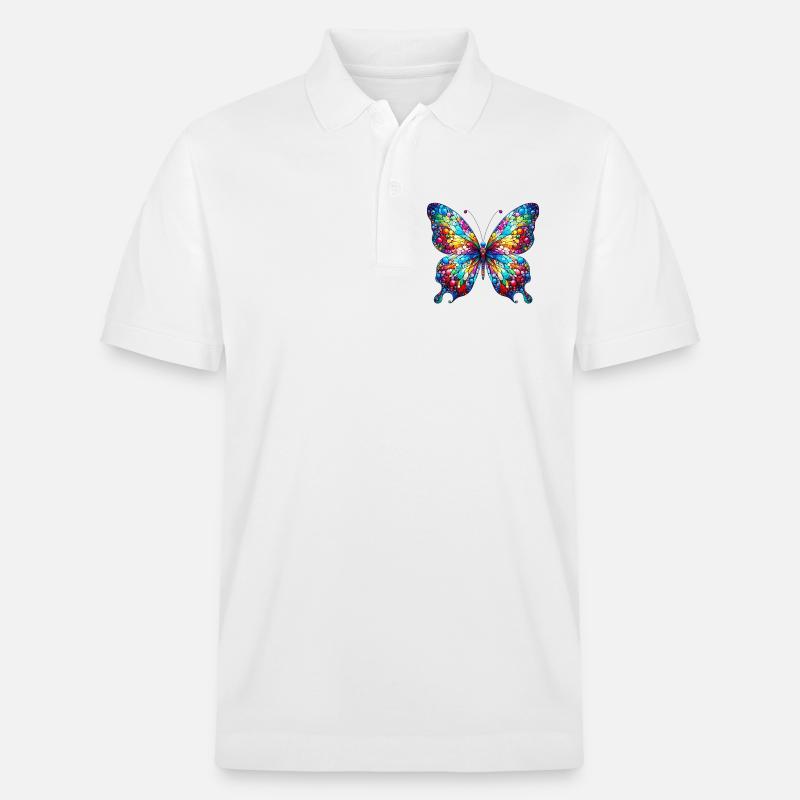 Papillon - Polo PREPSTER bio Stanley/Stella Unisexe - blanc