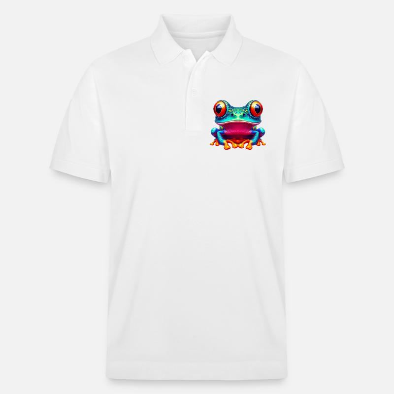 Frosch - Stanley/Stella Unisex Bio-Poloshirt PREPSTER - Weiß