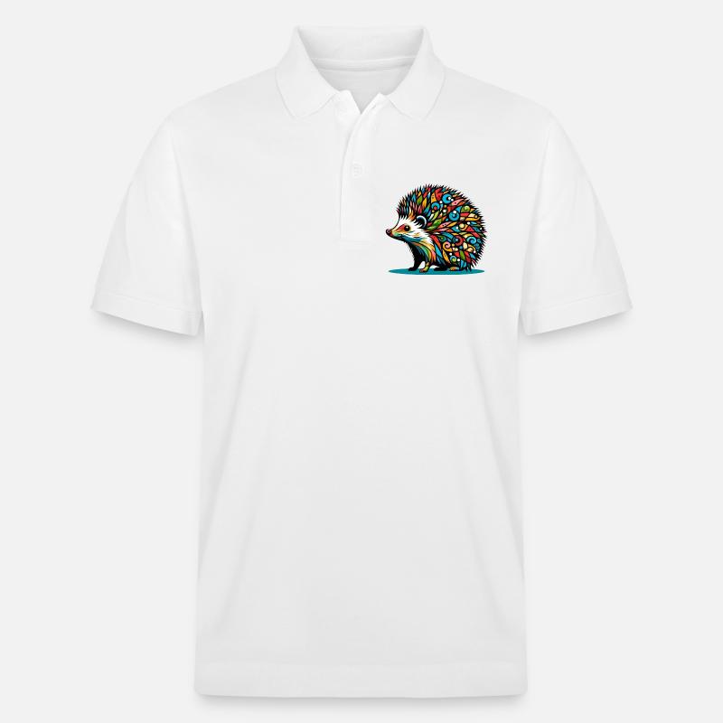 Igel - Stanley/Stella Unisex Bio-Poloshirt PREPSTER - Weiß