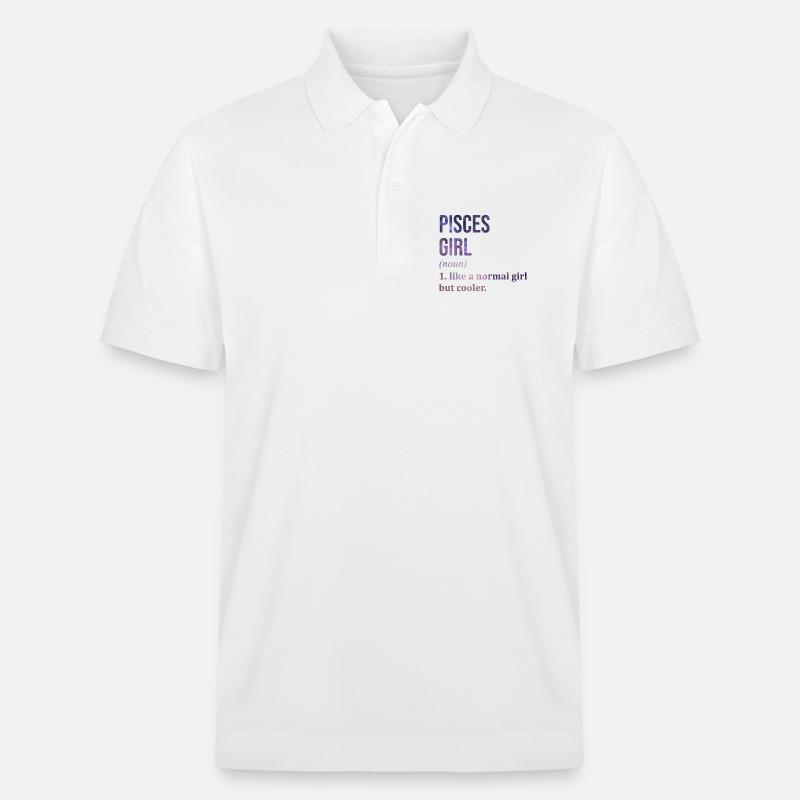 Fische - Stanley/Stella Unisex Bio-Poloshirt PREPSTER - Weiß