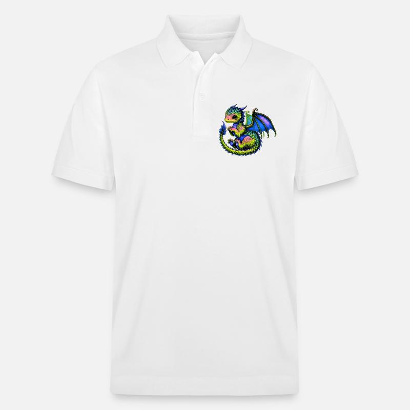 Dragon - Polo PREPSTER bio Stanley/Stella Unisexe - blanc