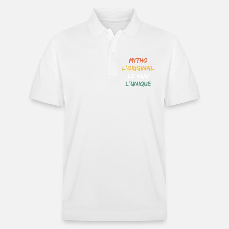 Mytho Original Le Vrai Unique - Polo PREPSTER bio Stanley/Stella Unisexe - blanc