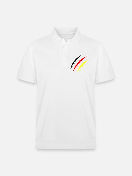 krallen_deutschland - Stanley/Stella Unisex Organic Polo Shirt PREPSTER - white