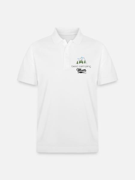 camper - Stanley/Stella Unisex Organic Polo Shirt PREPSTER - white