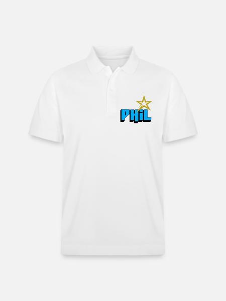 Phil - Stanley/Stella Unisex Organic Polo Shirt PREPSTER - white