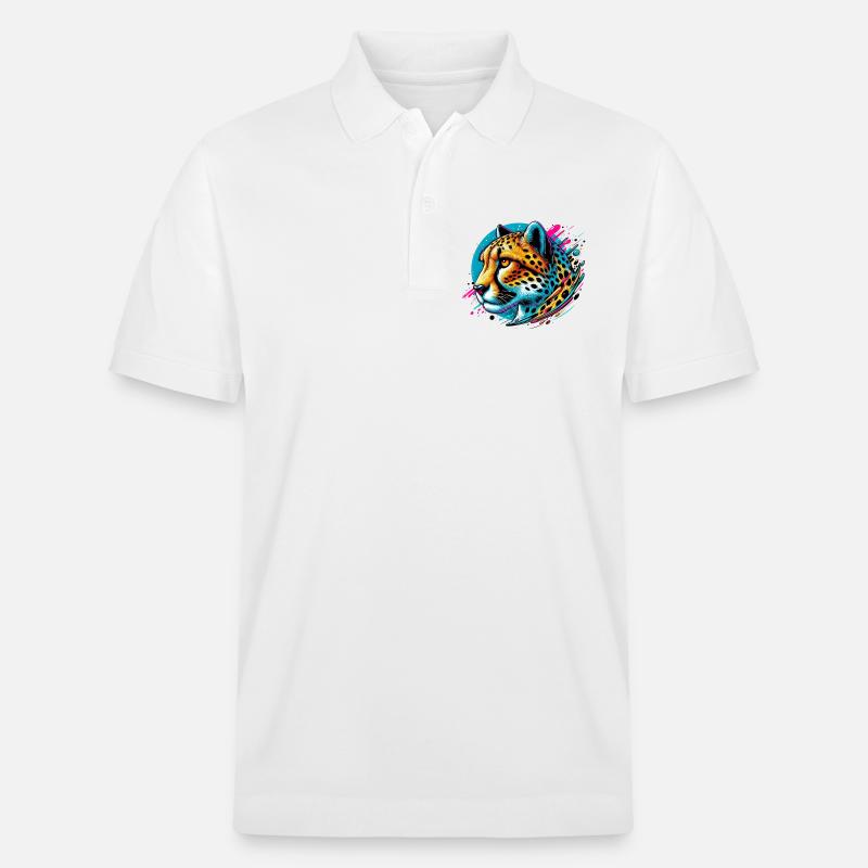 Gepard - Stanley/Stella Unisex Bio-Poloshirt PREPSTER - Weiß