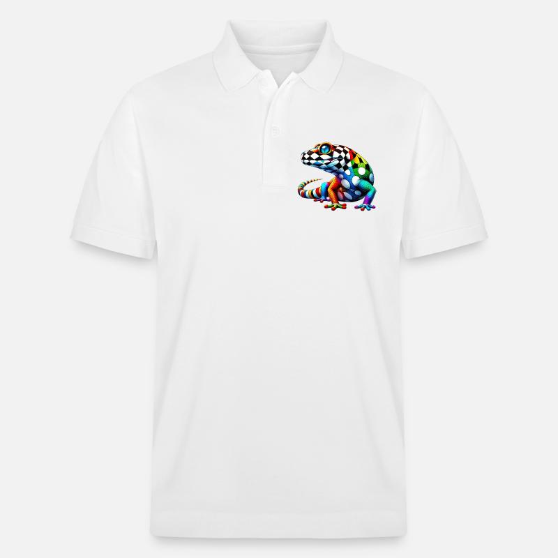 Gecko - Polo PREPSTER bio Stanley/Stella Unisexe - blanc