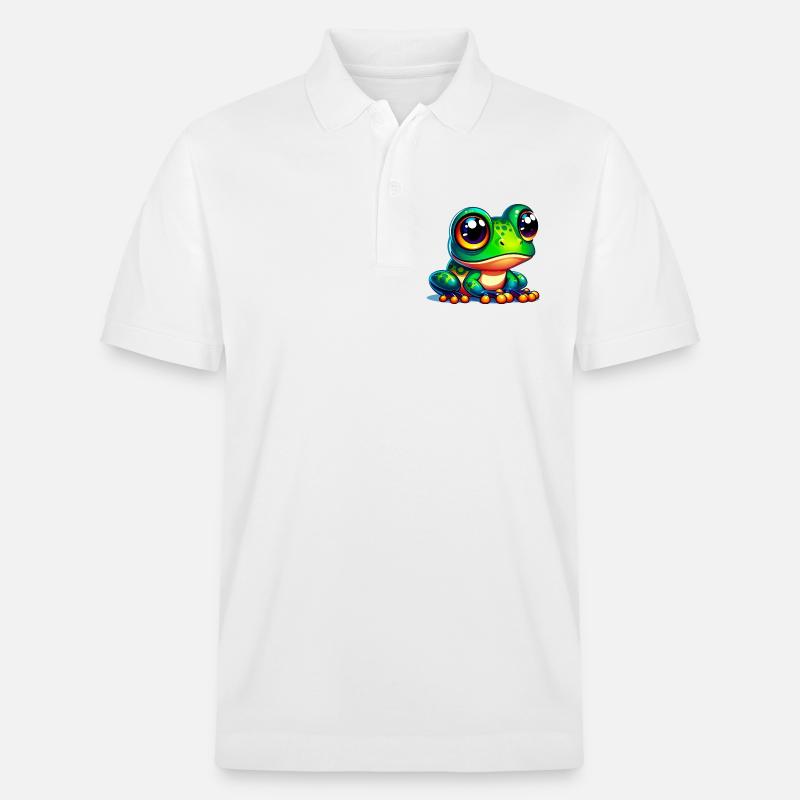 Frosch - Stanley/Stella Unisex Bio-Poloshirt PREPSTER - Weiß
