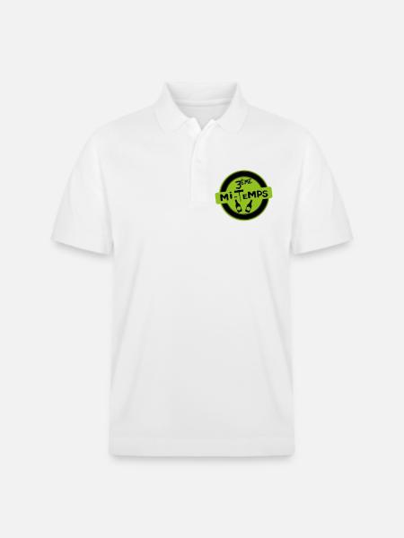 3rd Half - Stanley/Stella Unisex Organic Polo Shirt PREPSTER - white