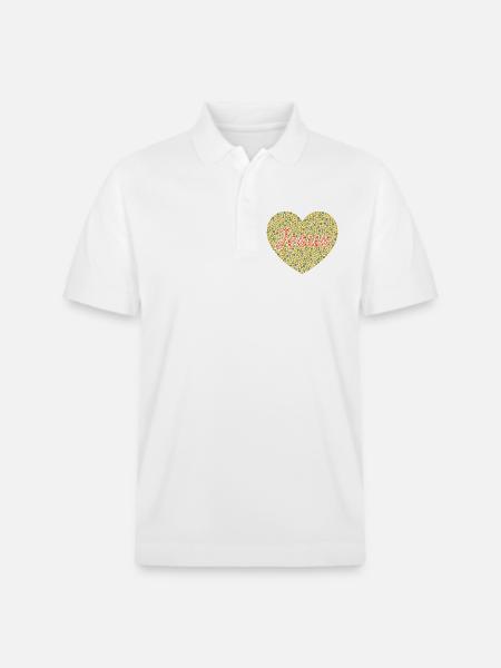 Jésus t’aime | Foi | Don - Polo PREPSTER bio Stanley/Stella Unisexe - blanc