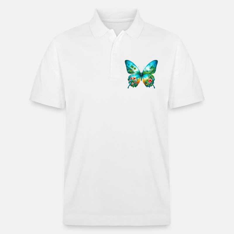 Papillon - Polo PREPSTER bio Stanley/Stella Unisexe - blanc