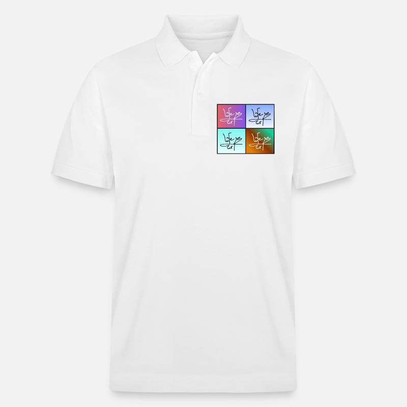 La vie, c’est de l’art - Polo PREPSTER bio Stanley/Stella Unisexe - blanc