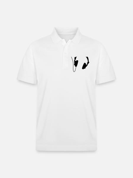 ecouteurs - Polo PREPSTER bio Stanley/Stella Unisexe - blanc