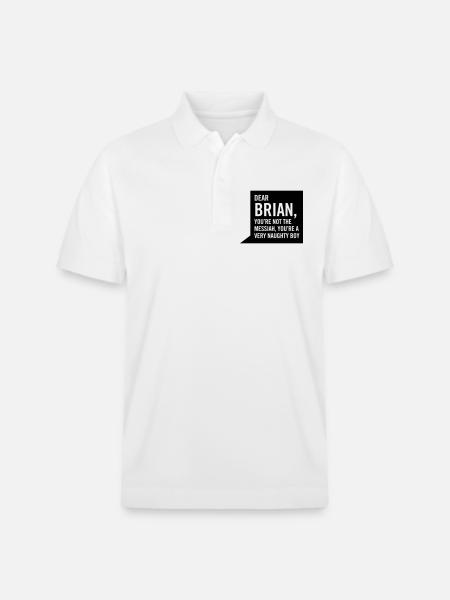 Dear Brian... - Stanley/Stella Unisex Organic Polo Shirt PREPSTER - white