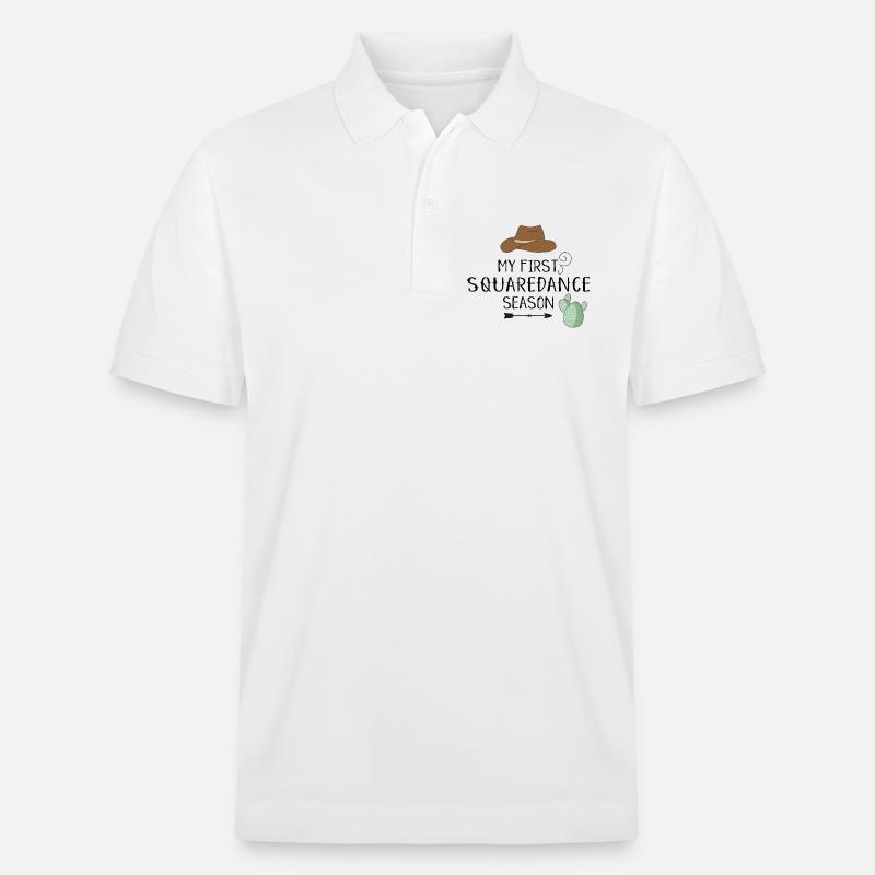square Dance - Polo PREPSTER bio Stanley/Stella Unisexe - blanc