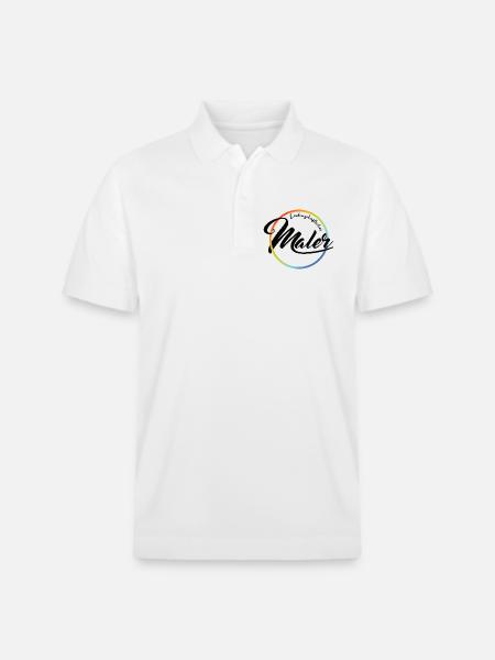 Passionate painter - Stanley/Stella Unisex Organic Polo Shirt PREPSTER - white