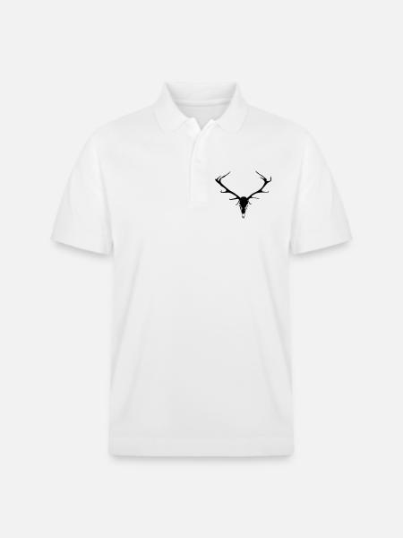 Cerf6 - Polo PREPSTER bio Stanley/Stella Unisexe - blanc