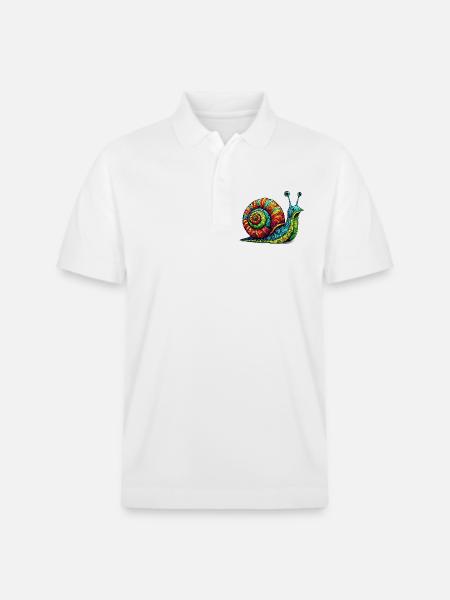 Escargot - Polo PREPSTER bio Stanley/Stella Unisexe - blanc