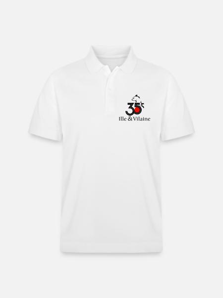 35 ille et vilaine - Polo PREPSTER bio Stanley/Stella Unisexe - blanc