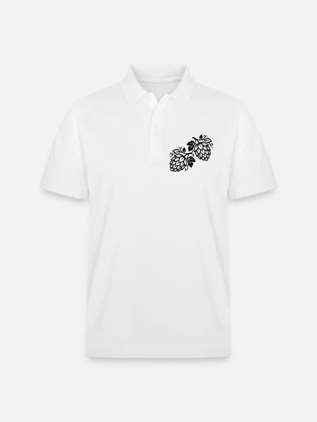 Hops Symbol Brewery - Stanley/Stella Unisex Organic Polo Shirt PREPSTER - white