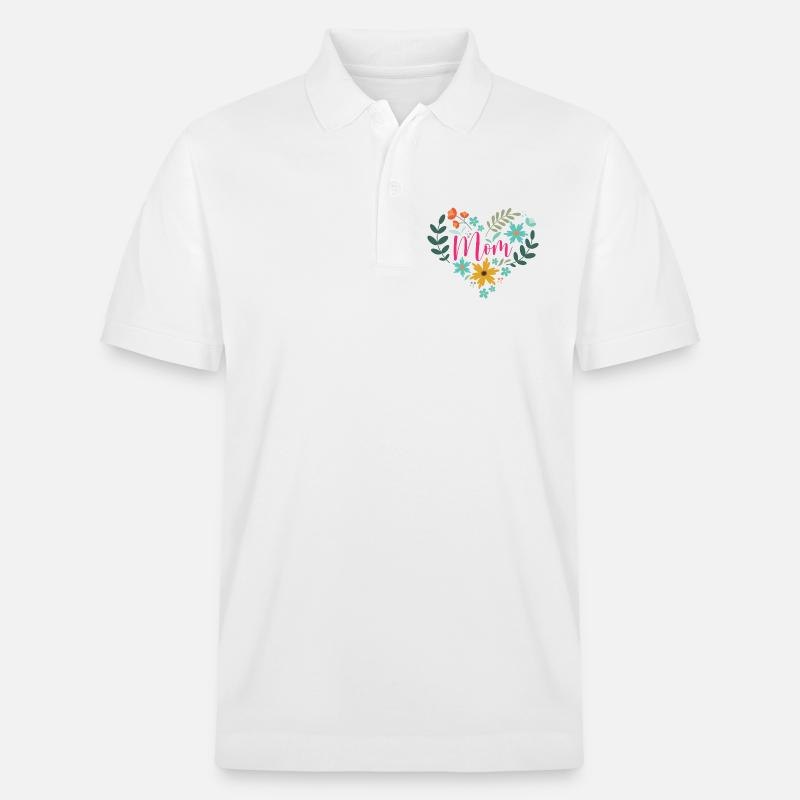 Beste Mutter aller Zeiten - Stanley/Stella Unisex Bio-Poloshirt PREPSTER - Weiß