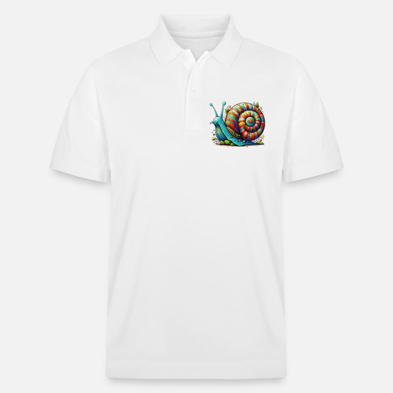 Escargot - Polo PREPSTER bio Stanley/Stella Unisexe - blanc