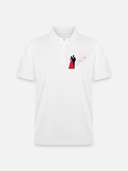 Department bride wedding groom - Stanley/Stella Unisex Organic Polo Shirt PREPSTER - white