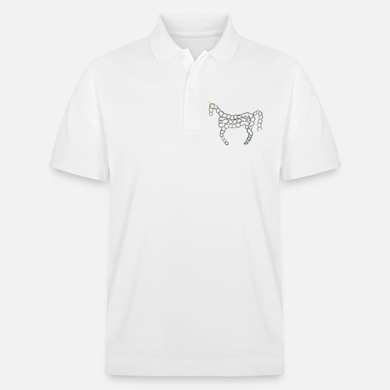 Cheval de fer - Polo PREPSTER bio Stanley/Stella Unisexe - blanc
