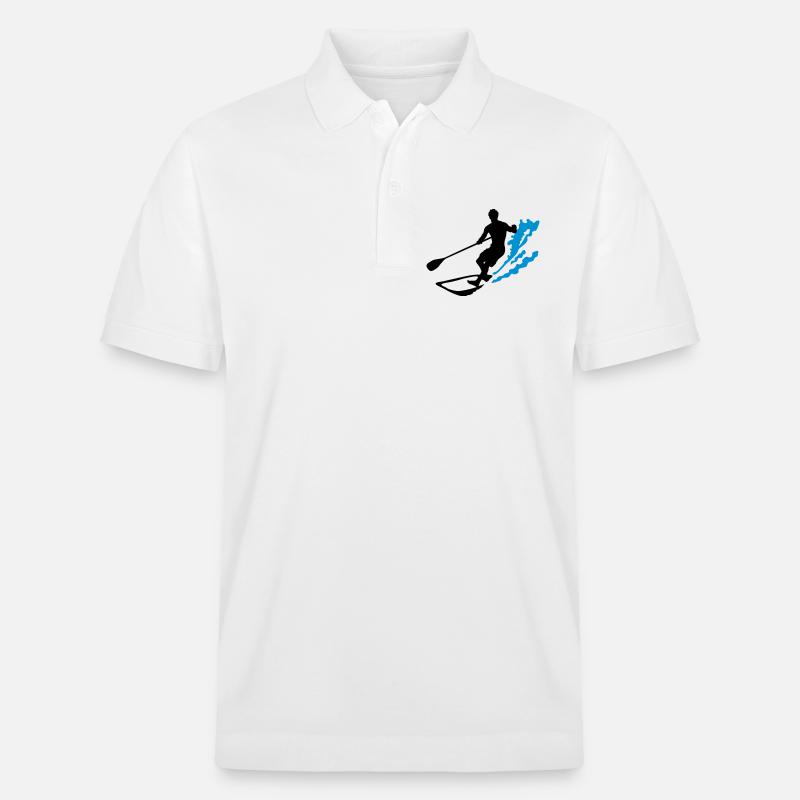 stand up paddling - Stanley/Stella Unisex Bio-Poloshirt PREPSTER - Weiß