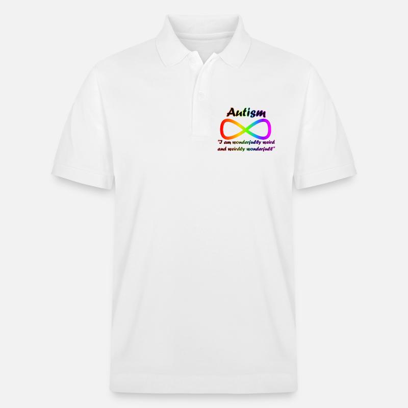 Wunderbar seltsam und seltsam wunderbar - Stanley/Stella Unisex Bio-Poloshirt PREPSTER - Weiß
