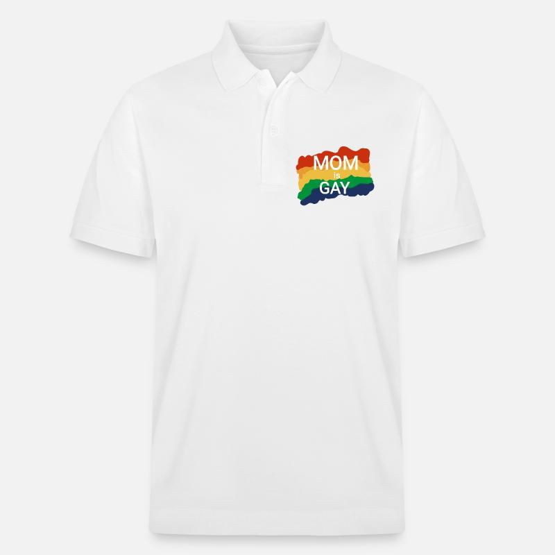 Lesbisch Mutter zum Mutterwürdigkeiten  - Stanley/Stella Unisex Bio-Poloshirt PREPSTER - Weiß