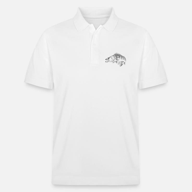 pike-perch - Polo PREPSTER bio Stanley/Stella Unisexe - blanc