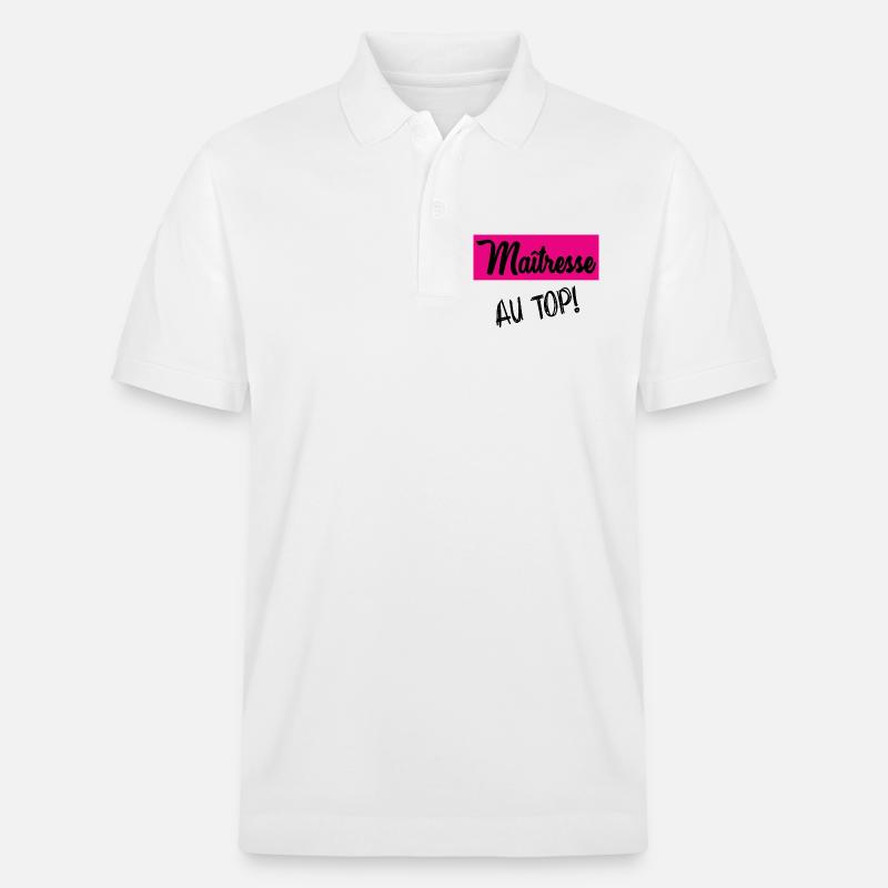 Danke, Herrin - Stanley/Stella Unisex Bio-Poloshirt PREPSTER - Weiß