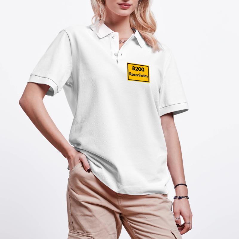 OLD POSTCODE POSTCODE RETRO 8200 ROSENHEIM Stanley/Stella Unisex Organic Polo Shirt PREPSTER