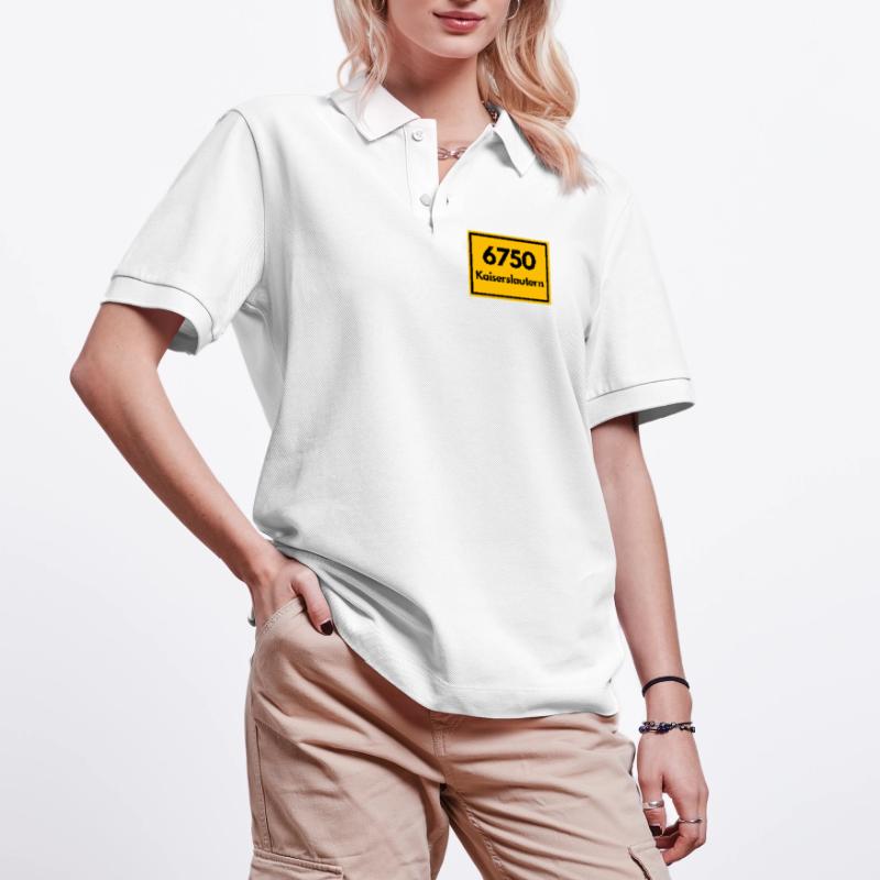 OLD POSTCODE POSTCODE 6750 KAISERSLAUTERN LAUTRE Stanley/Stella Unisex Organic Polo Shirt PREPSTER
