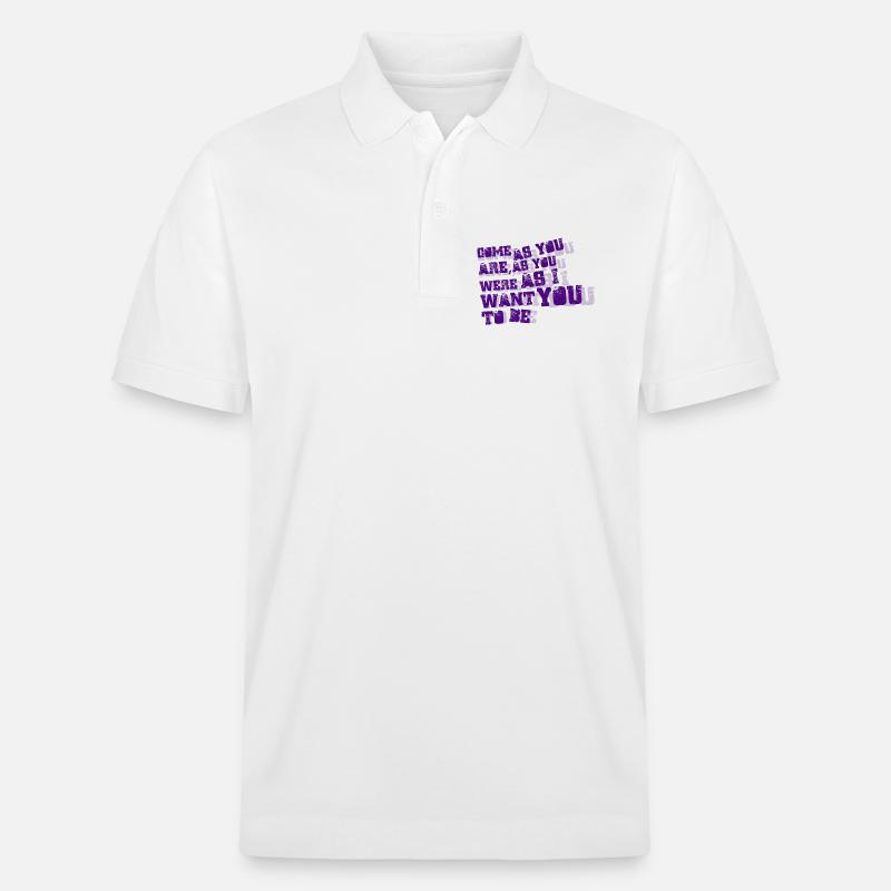 Nirvana - Komm, wie du bist - Stanley/Stella Unisex Bio-Poloshirt PREPSTER - Weiß
