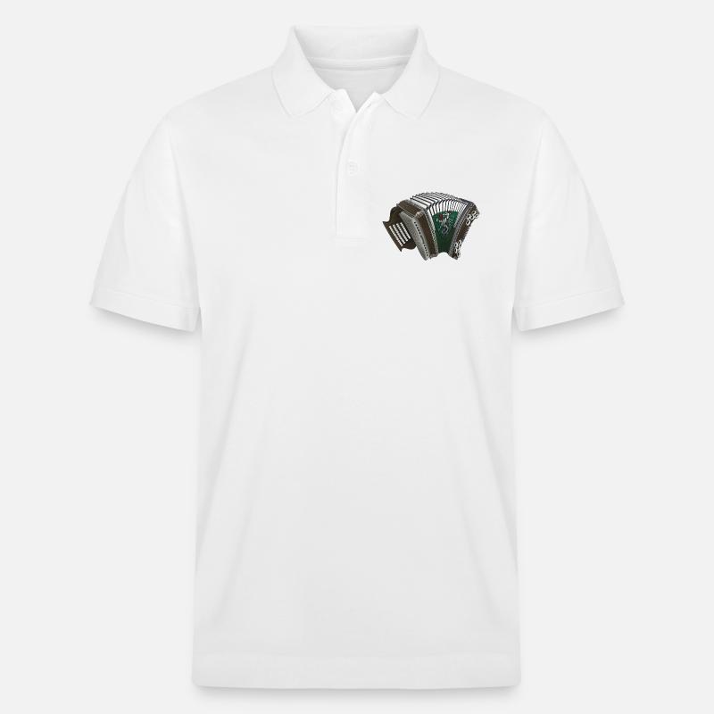 Harmonica styrienne - Styrie | ZiachON ! - Polo PREPSTER bio Stanley/Stella Unisexe - blanc