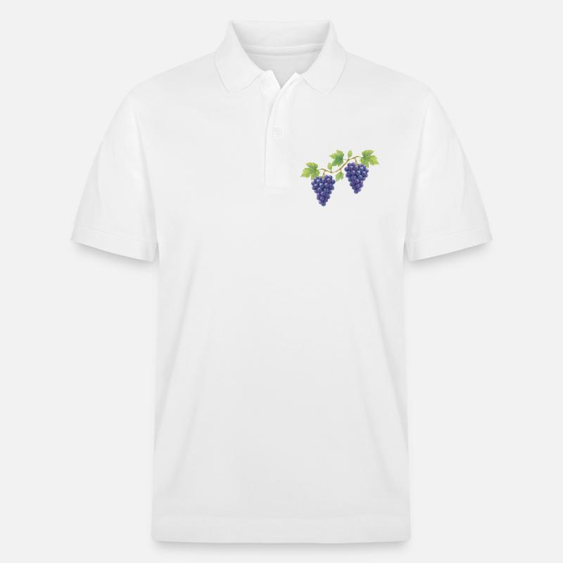 Conception de costumes traditionnels de raisin - Polo PREPSTER bio Stanley/Stella Unisexe - blanc