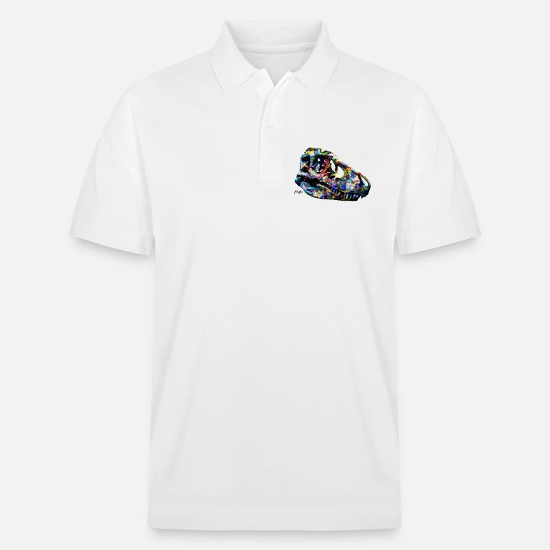 tarbosaurus - Polo PREPSTER bio Stanley/Stella Unisexe - blanc