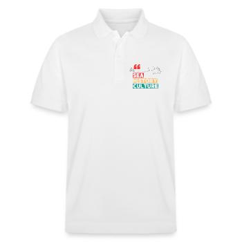 History - Stanley/Stella Unisex Organic Polo Shirt PREPSTER - white - Front - Roxy (174cm) & Andy (188cm)